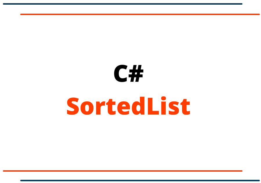 C-Sharp-SortedList