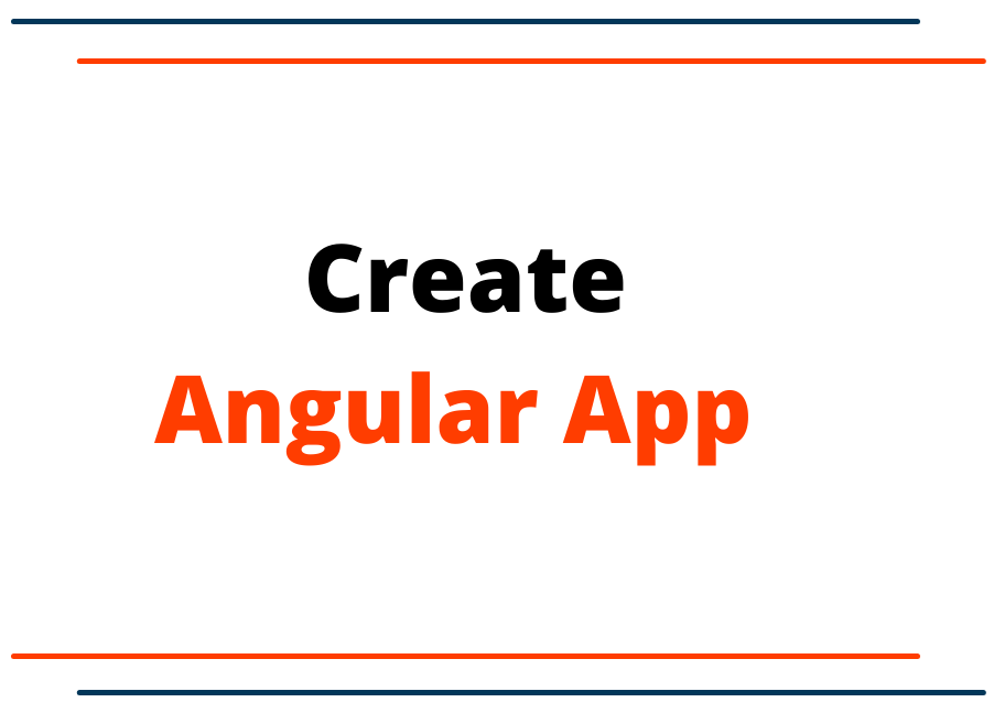Create-Angular-Application