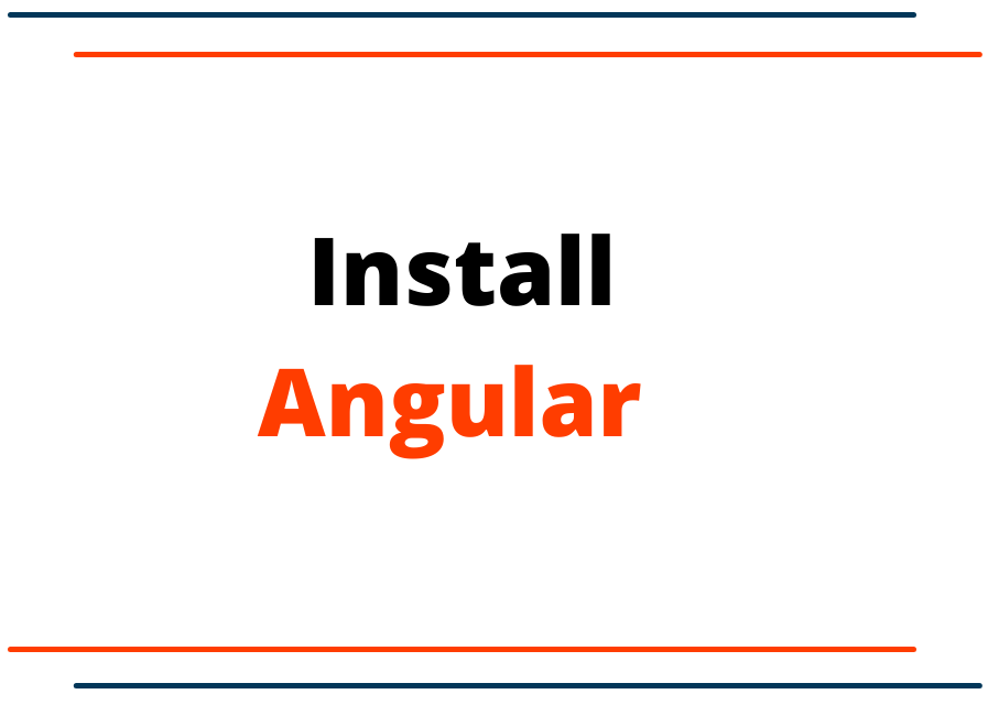 Install-Angular